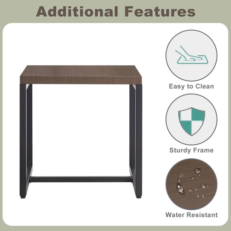 Patio Side Table Outdoor End Table