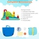 preview thumbnail 35 of 34, Costway Inflatable Water Slide Kids Bounce House Splash Pool