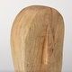 preview thumbnail 8 of 18, Ivan Large Wooden Head Sculpture