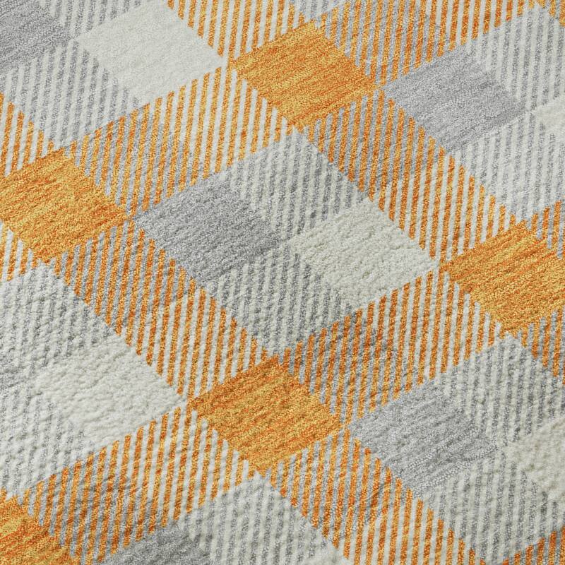 Premium Washable Super Soft Plaid Mayfield Rug
