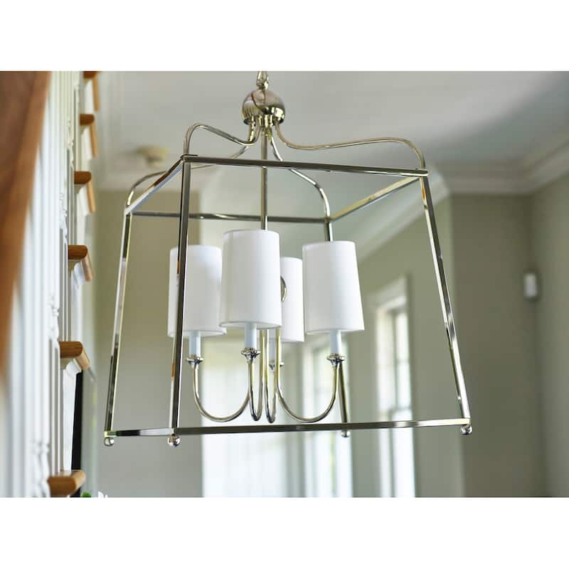 Crystorama Lighting Group Sylvan 4 Light 21-1/2" Wide Cage Chandelier