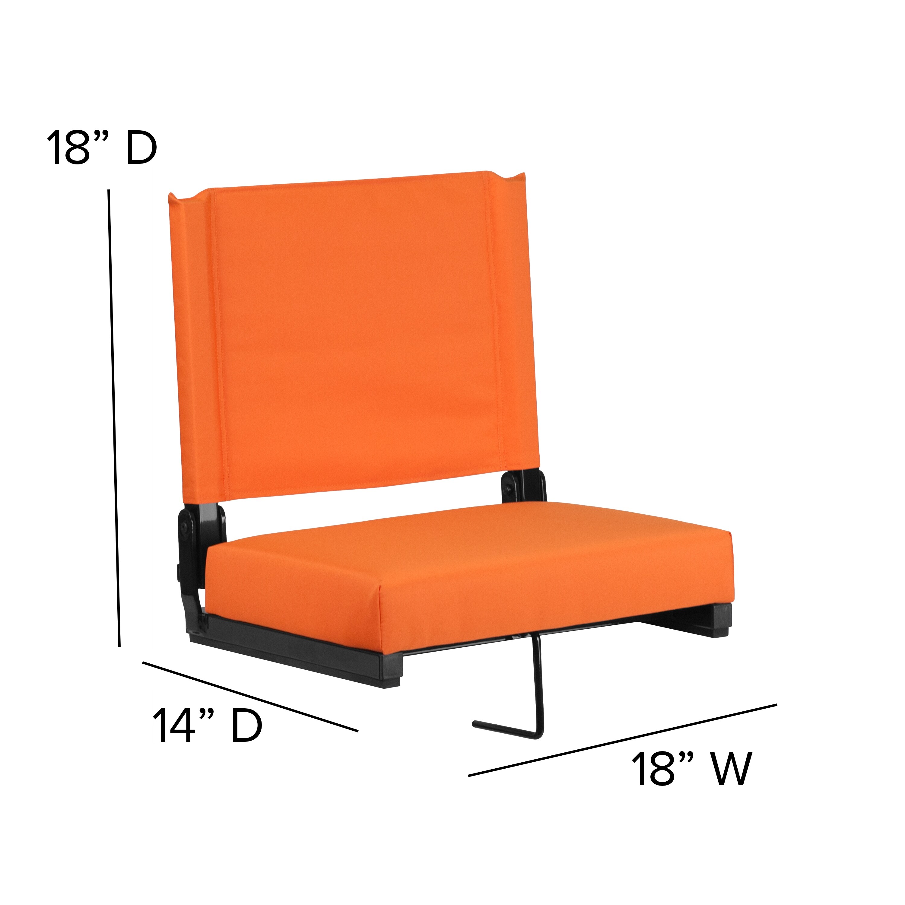 Stadium Seat For Bleachers With Padded Cushion (1 or 2 Pack) in 2023