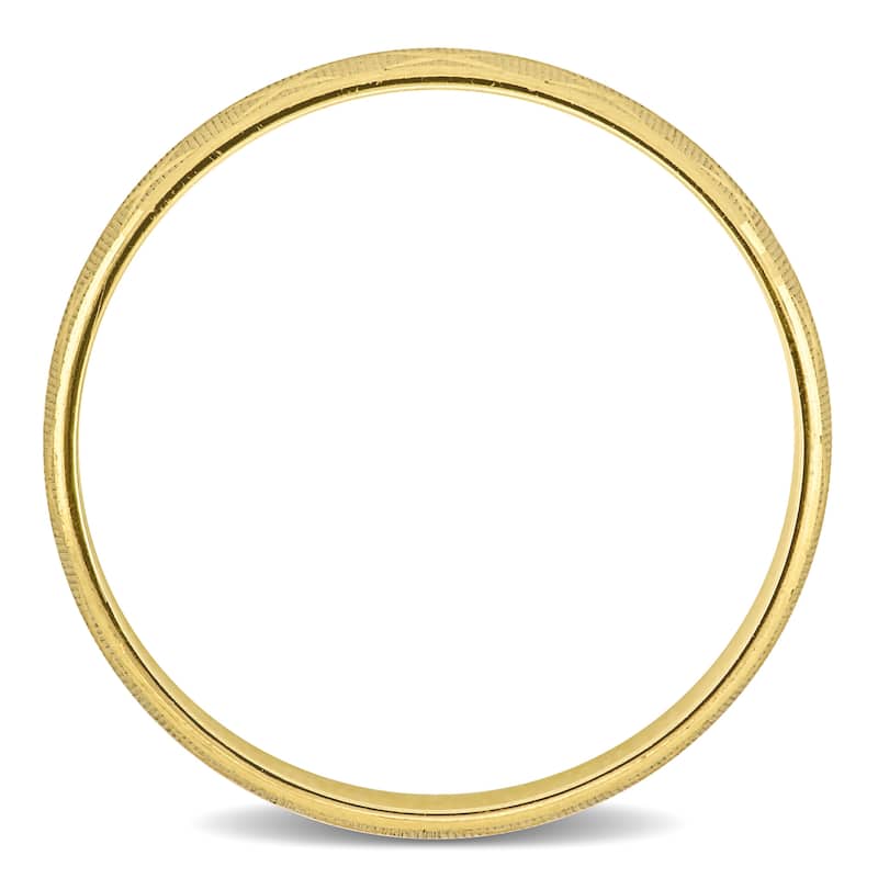 Miadora 6mm Lattice Wedding Band in 14k Yellow Gold