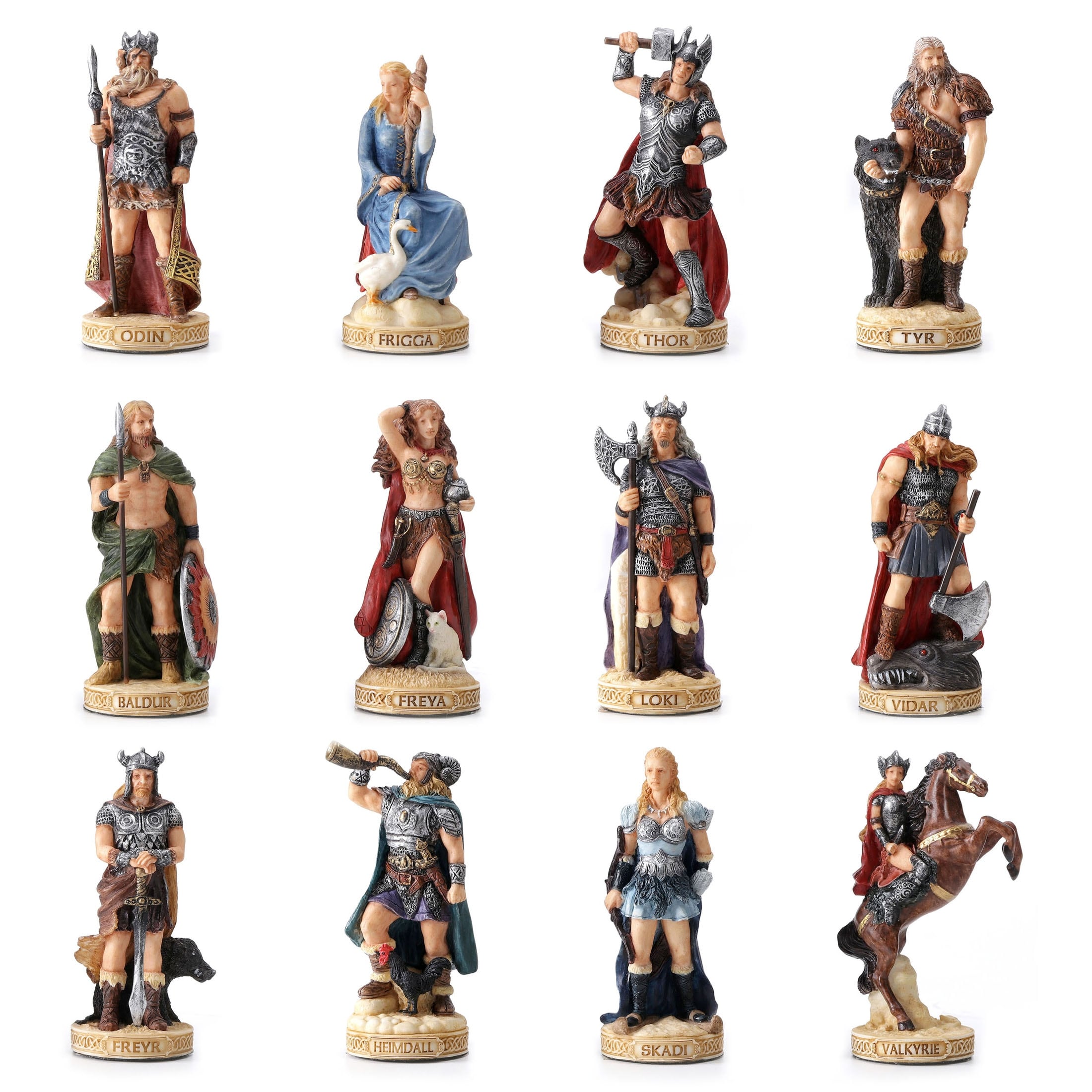 9.65 Figurine Multi-Color Poly Resin