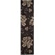 preview thumbnail 54 of 57, SAFAVIEH Florida Shag Hilde Floral 1.2-inch Thick Rug 2'3" x 11' Runner - Dark Brown/Smoke - Runner