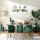 preview thumbnail 7 of 12, 15-Light Modern Large Sputnik Glass Chandelier Cluster Blue Glass Bubble Pendant Light for Dining Room - 40.2 in. W x 13.8 in. H