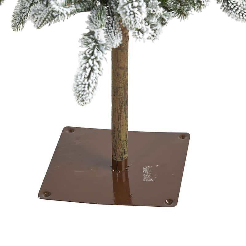 Artificial Christmas Tree 5.5Ft Pre-Lit Xmas Tree with Warm White Lights & Bendable Branches - Green - 66