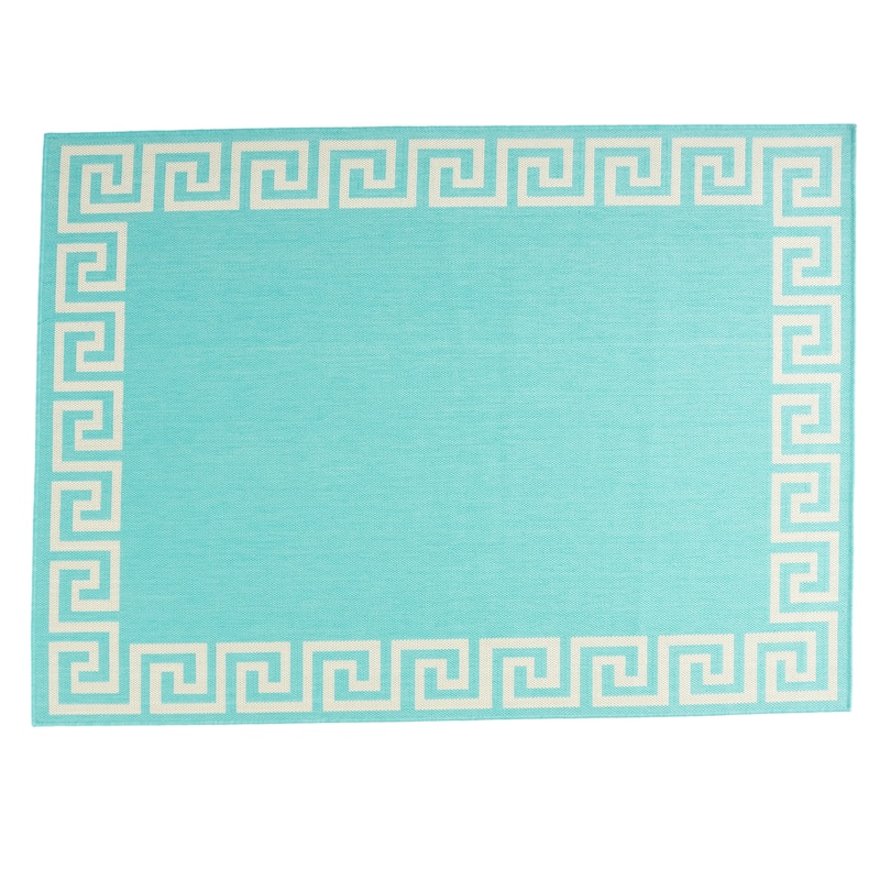 Preveli Greek Key Indoor/ Outdoor Area Rug by Christopher Knight Home