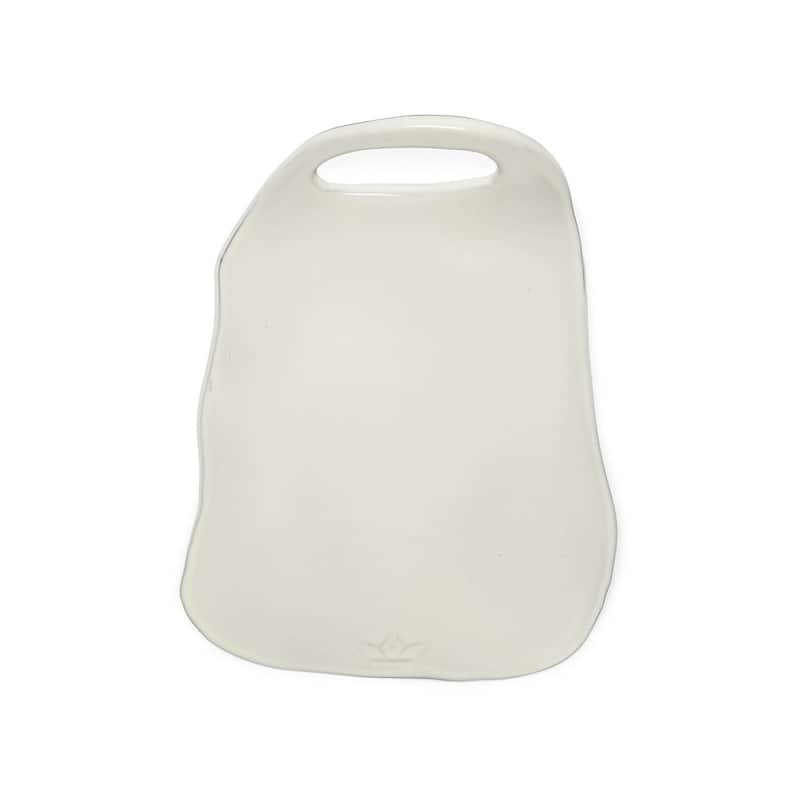 Board Ceramic Dinner Plate Ted - White - White