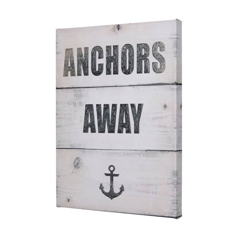 Anchors Away (18 x 24 ) Canvas Art Print