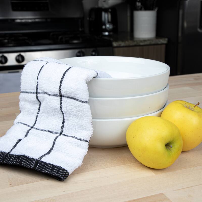 Cooks Linen Kitchen Towels - 12 Pack - 15x25