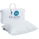 preview thumbnail 16 of 19, Lincove Cloud Canadian Down Luxury Sleeping Pillow - 600 Fill Power, Made in Canada Soft - Queen - Single