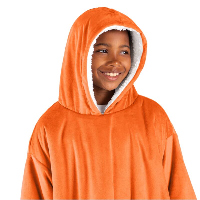 Bare Homey B-Cozy Oversized Sherpa Wearable Blanket