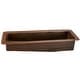 preview thumbnail 2 of 12, Rio Chico Hand Hammered Copper Trough Universal Mount Bar/ Prep Sink