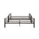 preview thumbnail 4 of 6, Full over Full Bunk Bed, Made of Metal, Combined or Separated, Brown