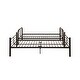 preview thumbnail 12 of 14, Full over Full Size Metal Bunk Bed with Fence for Kids
