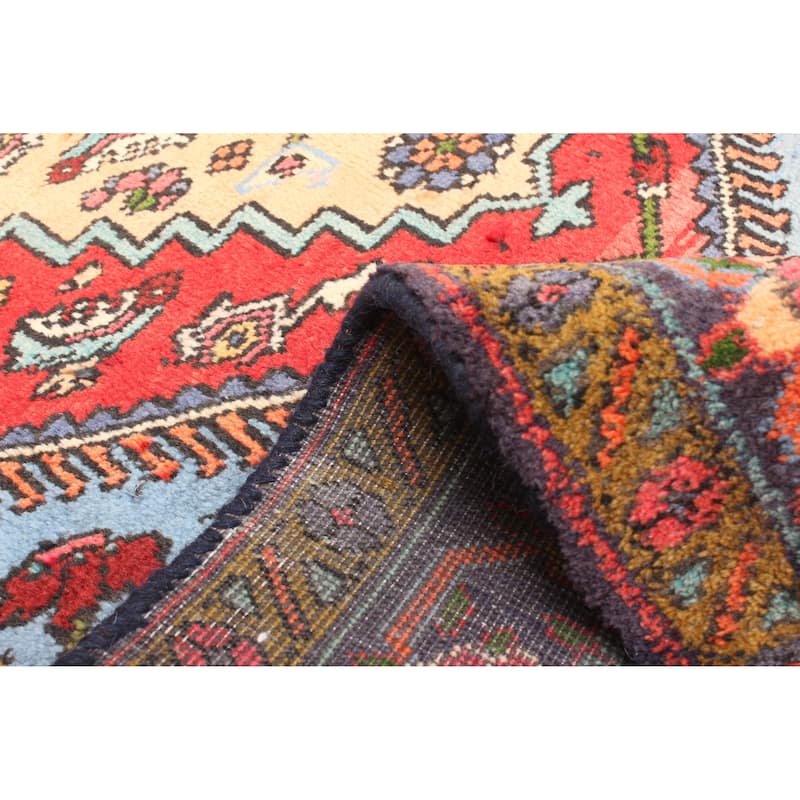 ECARPETGALLERY Hand-knotted Andelz Blue Wool Rug - 3'11 x 7'4