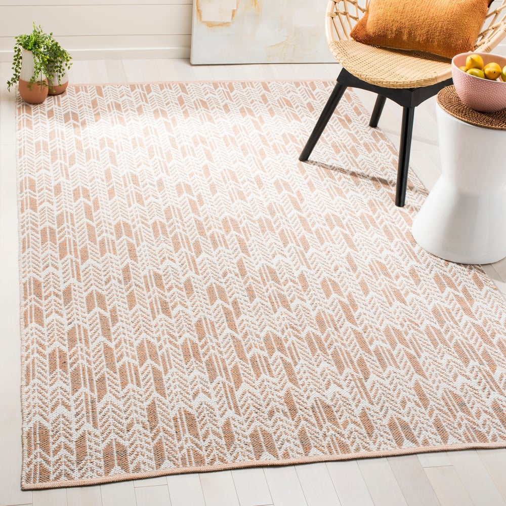 SAFAVIEH Handmade Flatweave Montauk Sjan Casual Cotton Rug