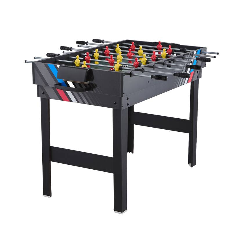 48 Inch 4-in-1 Combo Game Table with Steel Locks Ideal for Basements or Recreation Rooms Suitable for All Ages