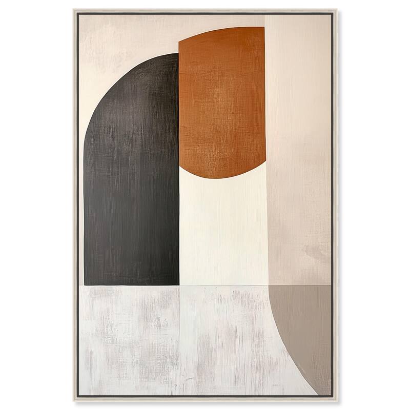 Weimar Echoes IV Canvas by Art Remedy - 24" x 36" - Silver