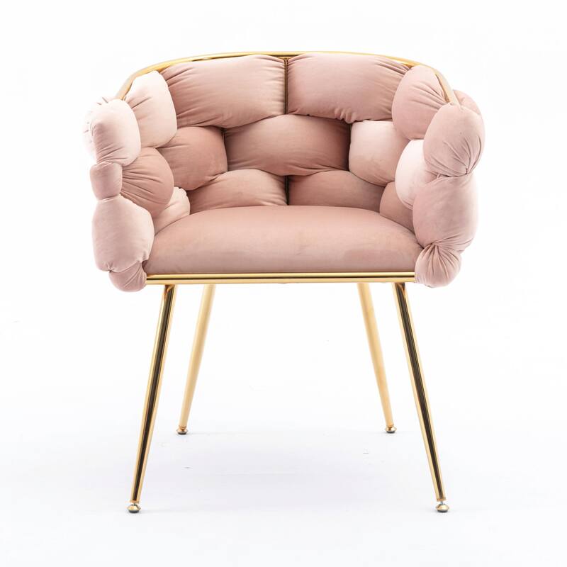 Modern Luxury Velvet Single Sofa Chair, Set of 2