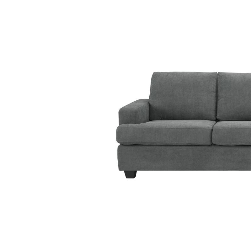 Thomas Grey Upholstered Modern Living Room Sofa