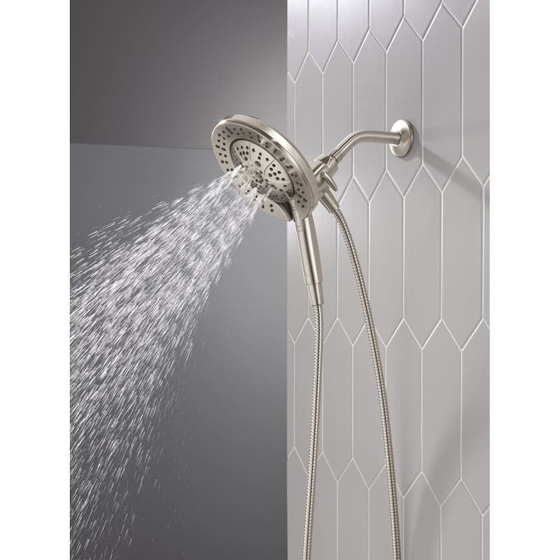 Delta 58651-25 In2ition 2.5 GPM Multi Function 2-in-1 Shower Head and - Lumicoat Champagne Bronze