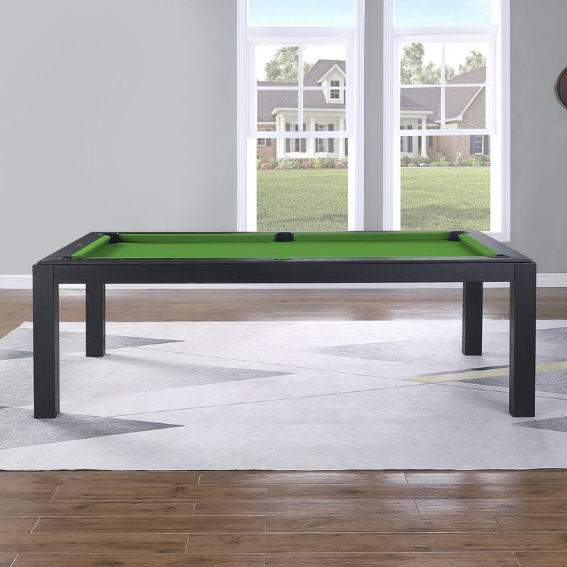 Ashmont Slate Pool Table with Dining Top - Brown