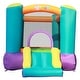 preview thumbnail 3 of 3, Pogo Bounce House Backyard Kids Residential Nylon Inflatable Indoor/Outdoor Bouncer with Slide for Small Kids