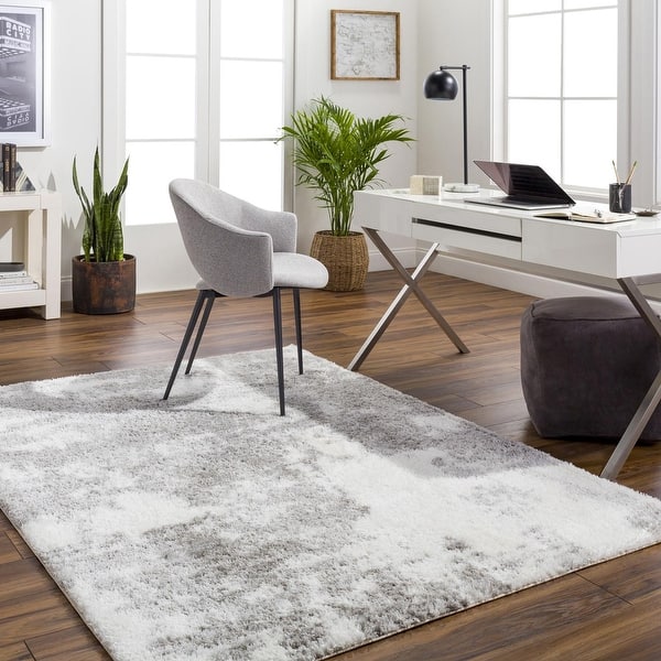 slide 2 of 8, Livabliss Cloudy Modern Casual Plush Area Rug 5' 3" x 7'