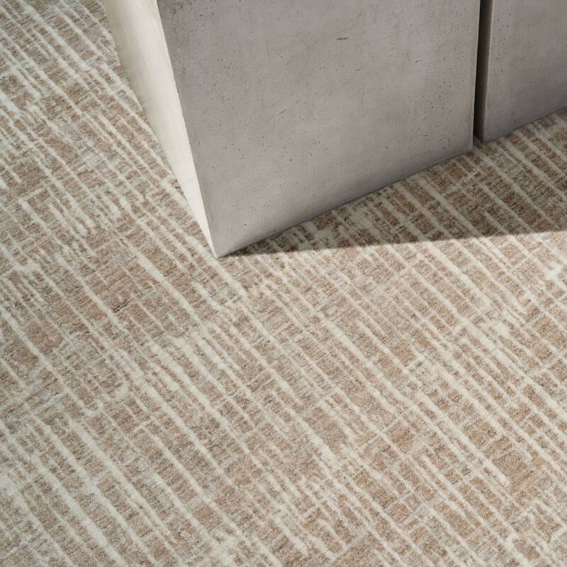 Calvin Klein CK079 Notes Indoor only Grey Abstract Area Rug