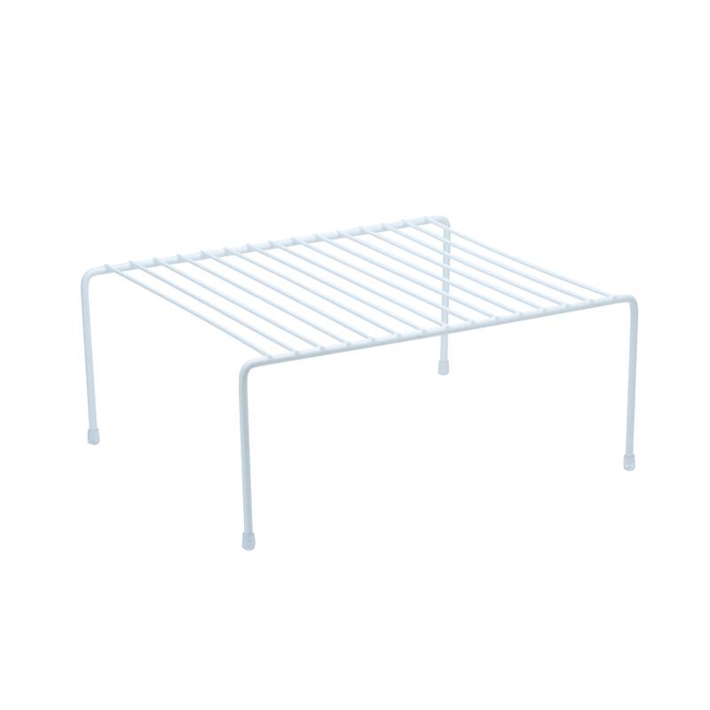 Kitchen Details Medium White Iron Kitchen Shelf Organizer - 12.20" x 10.24" x 5.91"