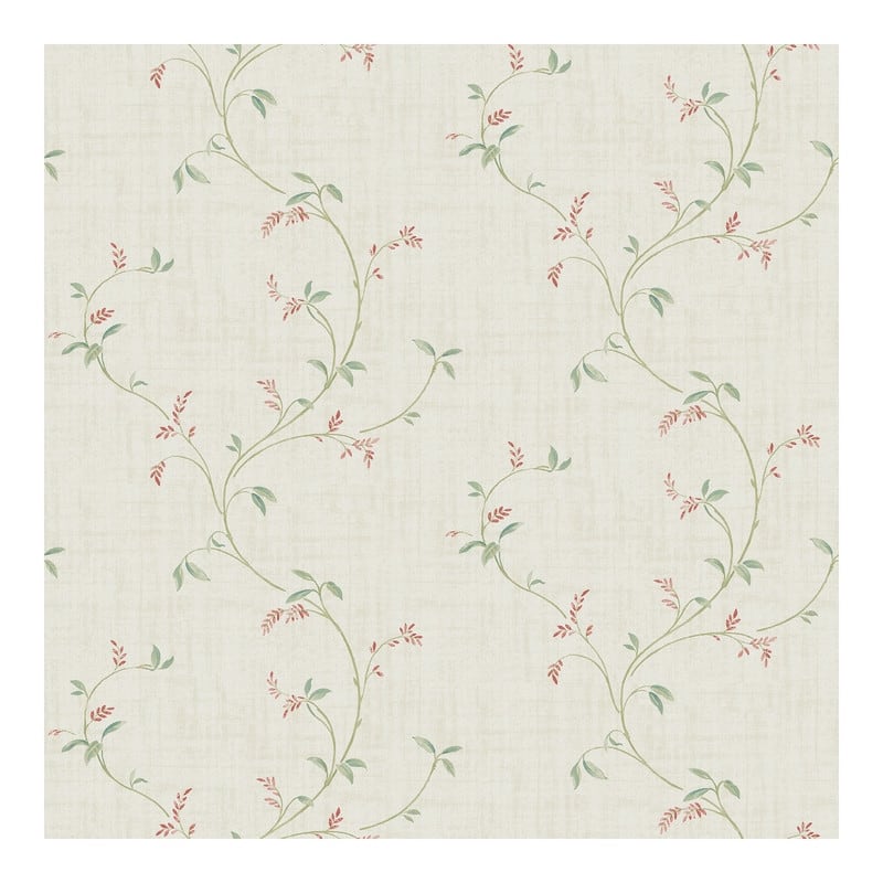 Chesapeake Madeley Coral Floral Trail Wallpaper - 20.5 x 396 x 0.025