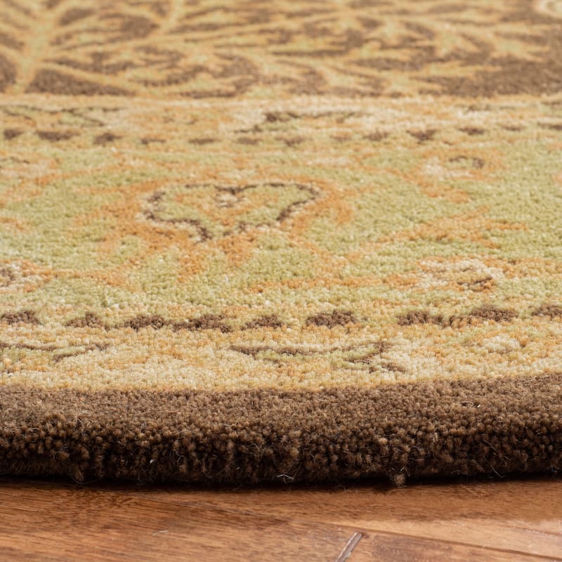 SAFAVIEH Handmade Bergama Judica Oriental Hand-spun Wool Rug
