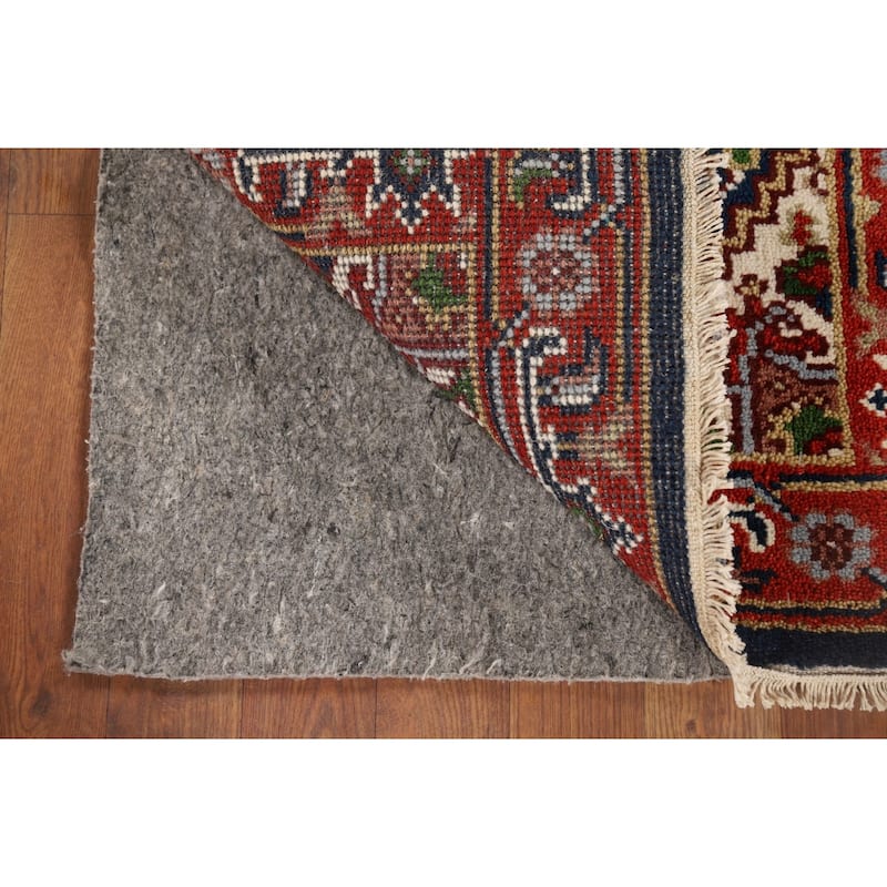 Geometric Heriz Serapi Indian Accent Rug Handmade Wool Carpet - 2'0" x 3'0"