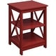 preview thumbnail 31 of 67, Convenience Concepts Oxford End Table with Shelves