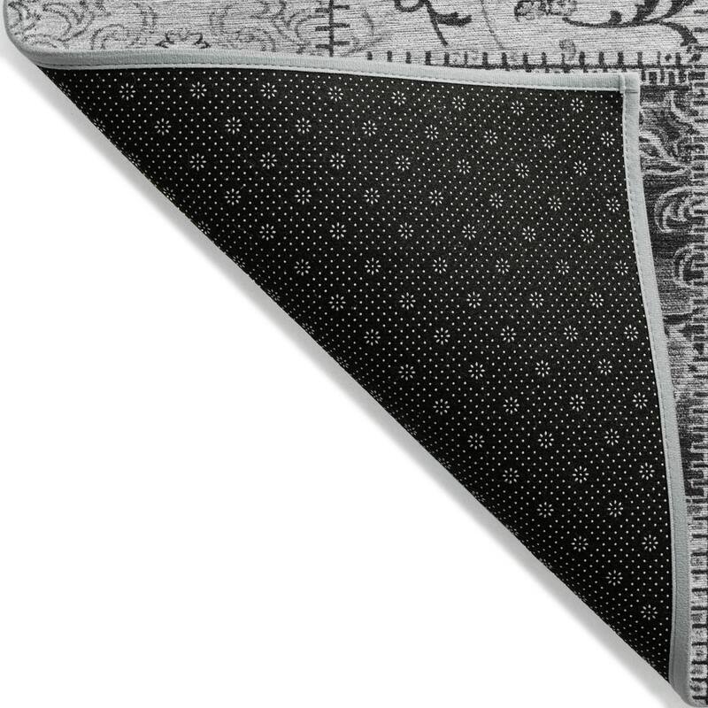 Garo Patchwork Weather Resistant Blended Style Outdoor Rug