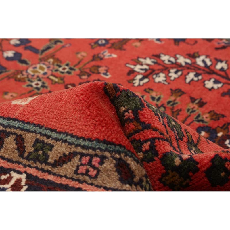 ECARPETGALLERY Hand-knotted Andelz Red Wool Rug - 3'7 x 10'5