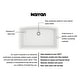 preview thumbnail 25 of 65, Karran Undermount Quartz 32 in. Single Bowl Kitchen Sink Kit