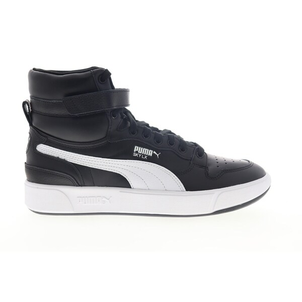puma black high top sneakers