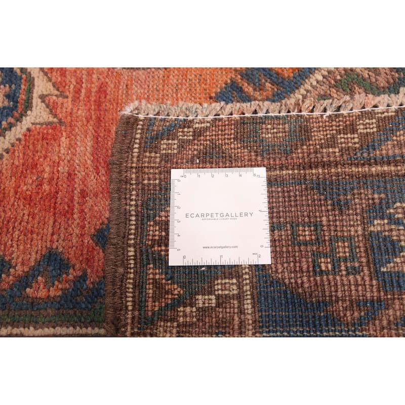 ECARPETGALLERY Hand-knotted Melis Vintage Copper Wool Rug - 4'1 x 6'7