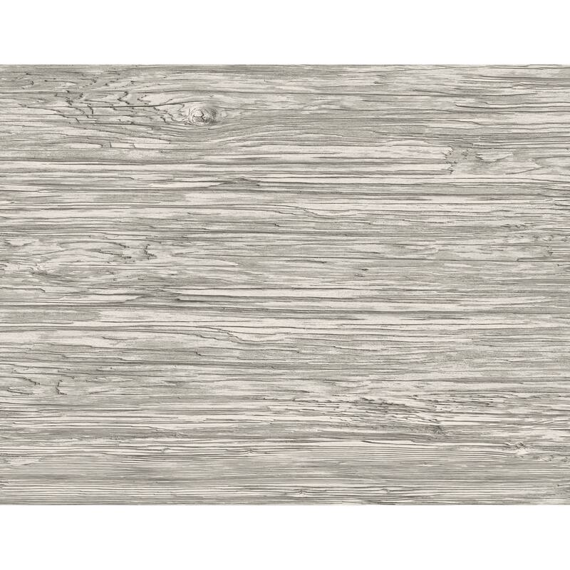 Seabrook Designs Lillian August Washed Shiplap Embossed Vinyl Unpasted Wallpaper