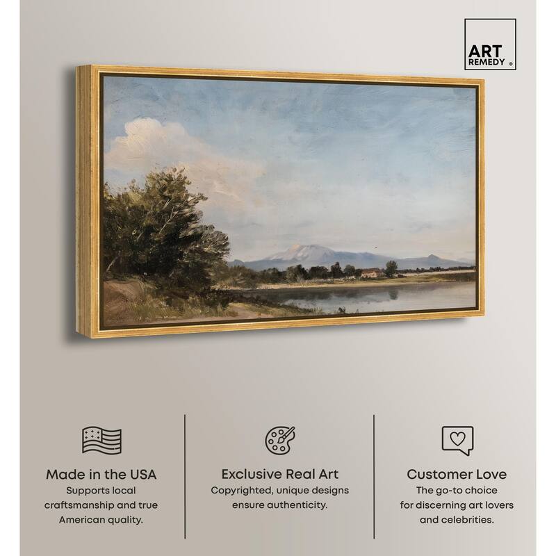 Hilltop Tower View III Canvas by Art Remedy