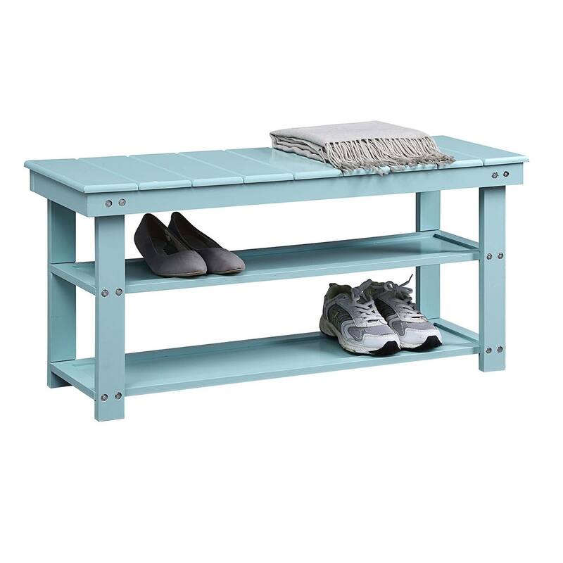 Copper Grove Cranesbill Mudroom Shoe Storage Bench