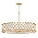 preview thumbnail 5 of 4, Fredrick Ramond FR41506 Estie 8 Light 38" Wide Drum Chandelier