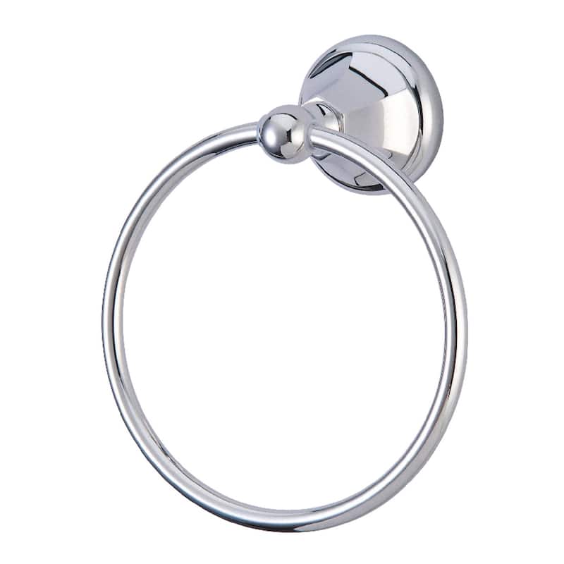 Metropolitan 6-Inch Towel Ring - Polished Chrome