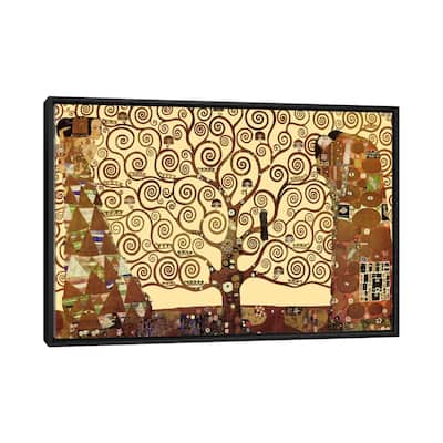 iCanvas "The Tree of Life" by Gustav Klimt Framed Canvas Print