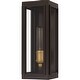 preview thumbnail 1 of 5, Avon 1-Light Western Bronze Outdoor Wall Lantern