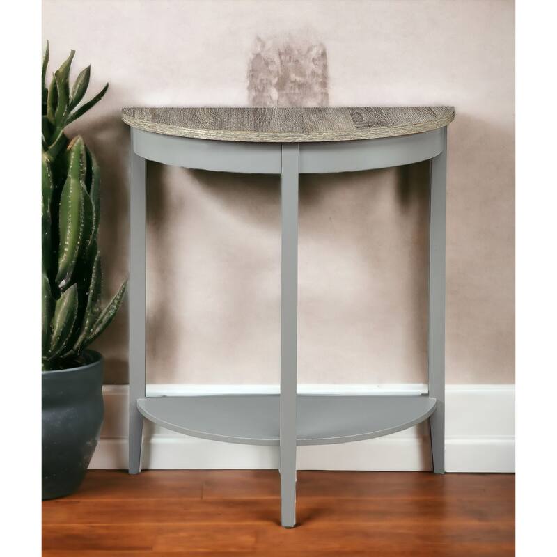 Justino Natural Oak & Finish Console Table