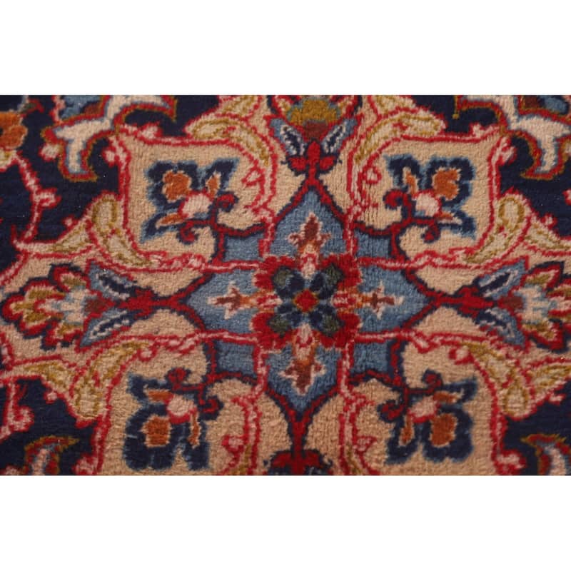 Large Traditional Najafabad Persian Vintage Rug Handmade Wool Carpet - 10'1" x 15'10"